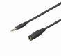 Saramonic SR-SC5000 MICROPHONE EXTENSION CABLE FOR SMARTPHONES, TABLES AND CAMERAS, 3.5MM TRRS MALE TO FEMALE CONNECTORS 16-FOOT (5M)