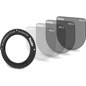 Haida Rear Lens Nd Filter Kit (Nd0.9+1.2+1.8+3.0) / Samyang Af 14Mm F2.8 Rf / Canon RF