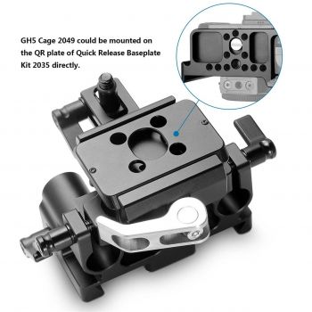 	SmallRig 2035 Quick Release Baseplate Kit for Panasonic Lumix GH5/GH5S 