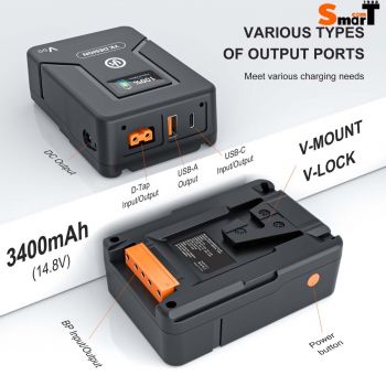 YK Design - V50 V-mount Battery ประกันศูนย์ไทย