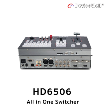 DeviceWell HDS6506 All in one Switcher HDMI/DVI/USB*2+SDI*4/SD/HD/3G Support Recording Professional grade