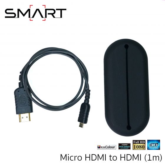 SMART Super Ultra Thin High Speed HDMI to micro HDMI Cable (1m) - World's thinnest and most flexible HDMI Cable รับประกันศูนย์ไทย1ปี