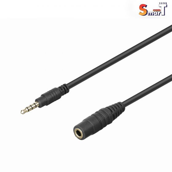 Saramonic SR-SC5000 MICROPHONE EXTENSION CABLE FOR SMARTPHONES, TABLES AND CAMERAS, 3.5MM TRRS MALE TO FEMALE CONNECTORS 16-FOOT (5M)