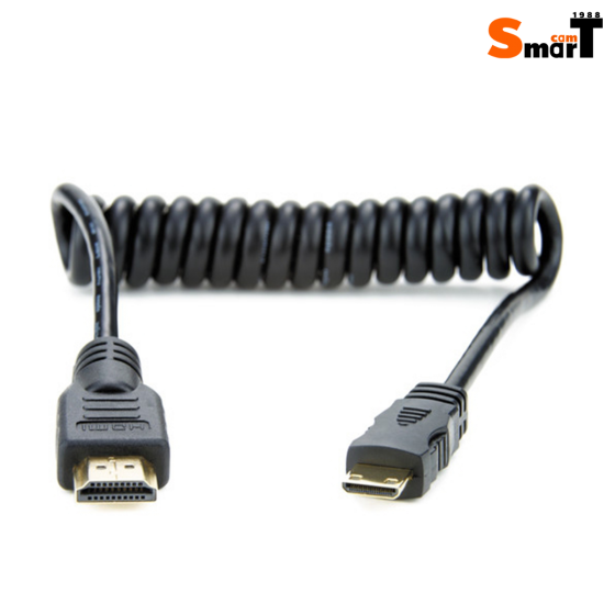 Atomos - Coiled Mini-HDMI to HDMI Cable 30cm (ATOMCAB008) ประกันศูนย์ไทย