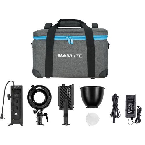 Nanlite - Forza 60 KIT LED Spot light, 60W, Daylight, with AS-BA-FZ60&BH-FZ60 ประกันศูนย์ไทย